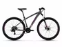 Bicicleta Oggi Hacker Sport Aro 29 Tourney 21v 2024 Grafite e Rosa e Preto