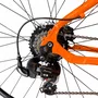 Bicicleta Oggi Hacker Sport Aro 29 Tourney 21v 2024 Laranja e Verde e Preto