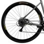 Bicicleta Oggi Velloce LSS Aro 700 Claris 16v 2024 Grafite e Cinza e Amarelo