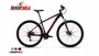 Bicicleta OXS Glide 100 Aro 29 Shimano 21v Preto e Rosa e Azul