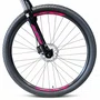 Bicicleta OXS Glide 100 Aro 29 Shimano 21v Preto e Rosa e Azul