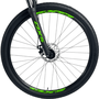 Bicicleta OXS Glide 100 Aro 29 Shimano 21v Preto e Verde e Azul