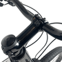Bicicleta OXS Glide 100 Aro 29 Shimano 21v Preto e Verde e Azul