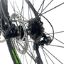 Bicicleta OXS Glide 100 Aro 29 Shimano 21v Preto e Verde e Azul