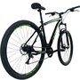 Bicicleta OXS Glide 100 Aro 29 Shimano 21v Preto e Verde e Azul