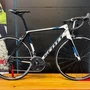 Bicicleta Scott Addict 15 Carbon Aro 700 Ultegra 22v Preta Branca e Azul - Seminova