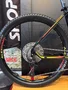 Bicicleta seminova a29 oggi bw 7.2 deore 11v t-19 preta/amarelo/verde