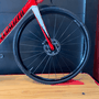 Bicicleta Specialized Tarmac SL6 Aro 700 105 22v Vermelha e Branca - Seminova