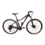 Bicicleta Seminova Aro29 Oggi Float Sport Shimano 21v Grafite e Rosa