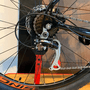Bicicleta Sinc Tempo Aro 29 Tourney 21v Preto e Laranja