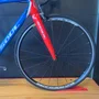 Bicicleta Soul 3R3 Carbon Aro 700 Sram Force 22 Velocidades T-54 Azul e Vermelho - Seminova