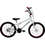 Bicicleta Ultra Cross Aro 20 Branco e Vermelhoㅤㅤㅤㅤ