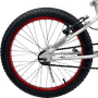 Bicicleta Ultra Cross Aro 20 Branco e Vermelhoㅤㅤㅤㅤ