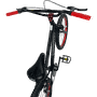 Bicicleta Ultra Cross Aro 20 Preto e Vermelhoㅤㅤㅤㅤㅤ