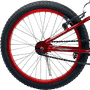 Bicicleta Ultra Cross Aro 20 Vermelho e Cinza e Pretoㅤㅤ