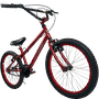 Bicicleta Ultra Cross Aro 20 Vermelho e Cinza e Pretoㅤㅤ