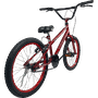 Bicicleta Ultra Cross Aro 20 Vermelho e Cinza e Pretoㅤㅤ