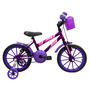 Bicicleta Ultra Kids Unicórnio Aro 16 Violeta
