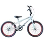 Bicicleta Vibe Aro 20 Cross Branca, Preta e Vermelho