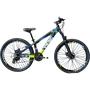 Bicicleta Vikingx Aro 26 Tuff-25 Shimano Preta Azul e Verde