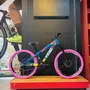 Bicicleta Vikingx Aro 26 Tuff-25 Shimano Verde Amarelo Rosa