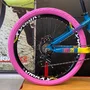Bicicleta Vikingx Aro 26 Tuff-25 Shimano Verde Amarelo Rosa