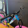 Bicicleta Vikingx Aro 26 Tuff-25 Shimano Verde Amarelo Rosa