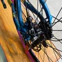 Bicicleta Vikingx Aro 26 Tuff-25 Shimano Verde Amarelo Rosa