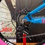 Bicicleta Vikingx Aro 26 Tuff-25 Shimano Verde Amarelo Rosa
