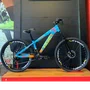 Bicicleta Vikingx Tuff 25 Aro 26 Shimano 21v Azul e Laranja e Amarelo