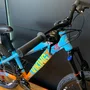 Bicicleta Vikingx Tuff 25 Aro 26 Shimano 21v Azul e Laranja e Amarelo