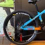 Bicicleta Vikingx Tuff 25 Aro 26 Shimano 21v Azul e Laranja e Amarelo