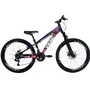Bicicleta Vikingx Tuff-25 Aro 26 Shimano 21v Preta e Rosa e Azul e Branca