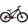 Bicicleta Vikingx Tuff 25 Aro 26 Shimano 21v Preto e Rosa