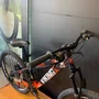 Bicicleta Vikingx Tuff-25 Aro 26 Shimano 21v Roxa e Laranja e Branca
