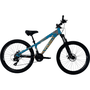 Bicicleta VikingX Tuff 25 Aro 26 Shimano Tourney 21V Azul e Laranja e Amarelo e Rosa - SemiNova