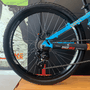 Bicicleta VikingX Tuff 25 Aro 26 Shimano Tourney 21V Azul e Laranja e Amarelo e Rosa - SemiNova