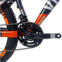 Bicicleta VikingX Tuff 25 Aro 26 Tourney 21v Azul Pétroleo e Laranja