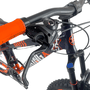Bicicleta VikingX Tuff 25 Aro 26 Tourney 21v Azul Pétroleo e Laranja