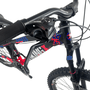 Bicicleta VikingX Tuff 25 Aro 26 Tourney 21v Preto e Rosa e Azul
