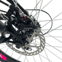 Bicicleta VikingX Tuff 25 Aro 26 Tourney 21v Preto e Rosa e Azul e Rosa