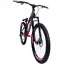 Bicicleta VikingX Tuff 25 Aro 26 Tourney 21v Preto e Rosa e Azul e Rosa