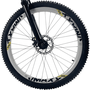 Bicicleta VikingX Tuff 25 Aro 26 Tourney 21v Rosa e Azul e Amarelo