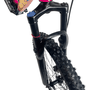 Bicicleta VikingX Tuff 25 Aro 26 Tourney 21v Rosa e Azul e Amarelo