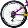 Bicicleta Vikingx Tuff 25 Aro 26 Tourney 21v Roxo e Amarelo e Verde