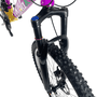 Bicicleta Vikingx Tuff 25 Aro 26 Tourney 21v Roxo e Amarelo e Verde