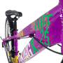 Bicicleta Vikingx Tuff 25 Aro 26 Tourney 21v Roxo e Amarelo e Verde