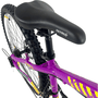 Bicicleta Vikingx Tuff 25 Aro 26 Tourney 21v Roxo e Amarelo e Verde