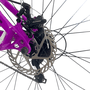 Bicicleta Vikingx Tuff 25 Aro 26 Tourney 21v Roxo e Amarelo e Verde