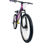 Bicicleta Vikingx Tuff 25 Aro 26 Tourney 21v Roxo e Amarelo e Verde